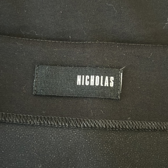 Nicholas Black Zipper Front Midi Skirt - sz 4US - Picture 5 of 7